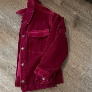 Kids Corduroy Jacket - Red